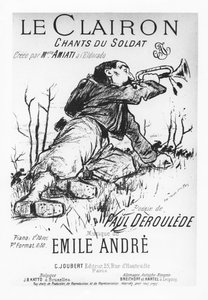 Couverture de Le Clairon, Chants du Soldat, par Paul Déroulède - French School